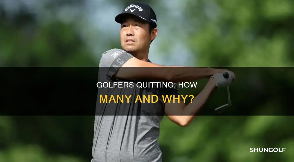 how many people quit golf