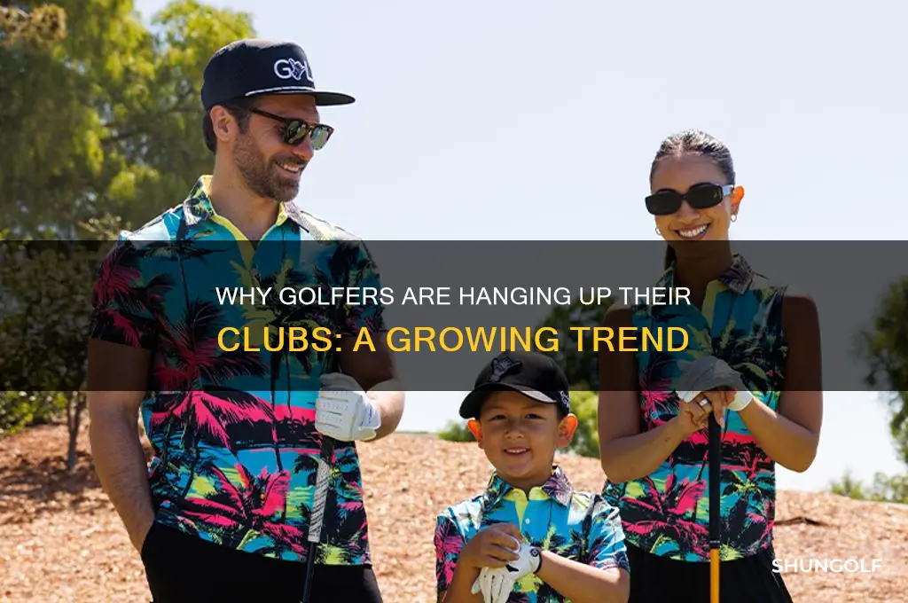 how many people quit playing golf