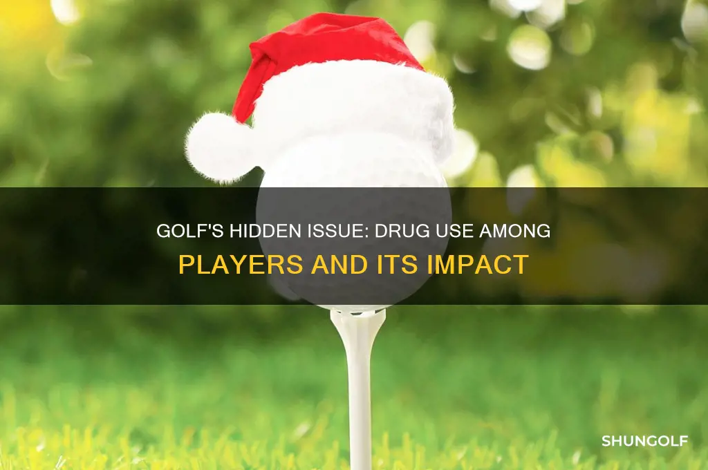 how many people take drugs in golf