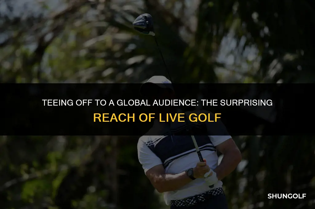 how many people watch live golf