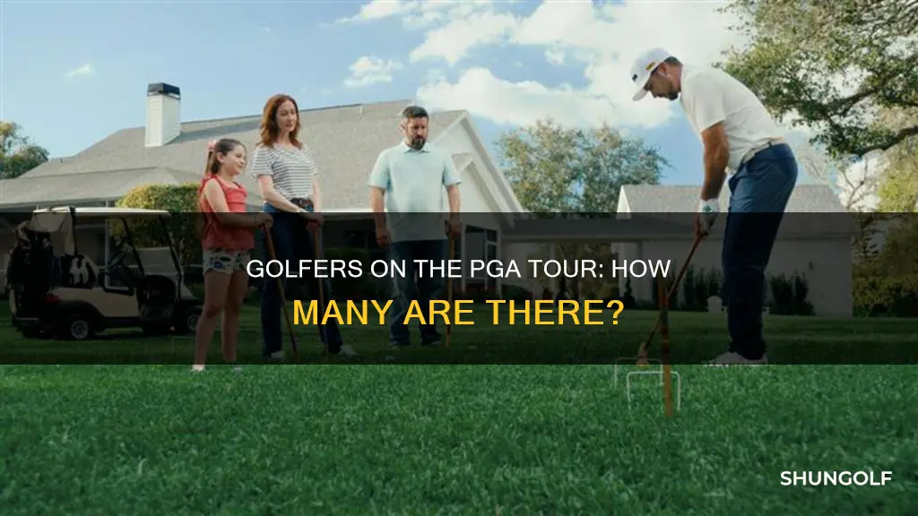 how many pga golfer