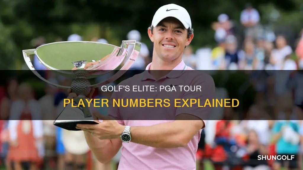 how many pga tour players