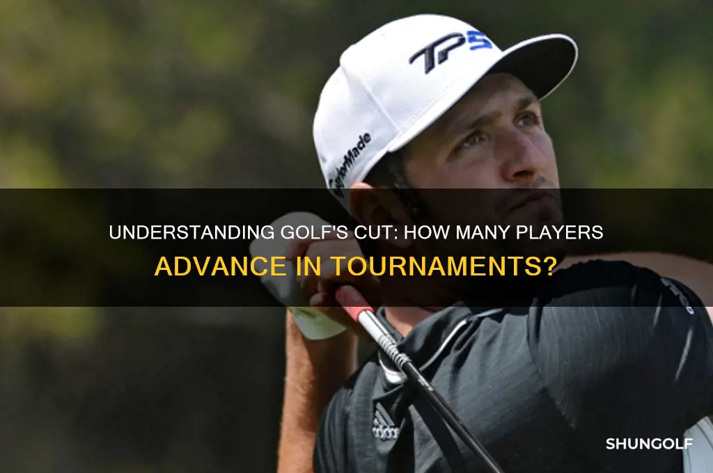 how many player make the cut in golf