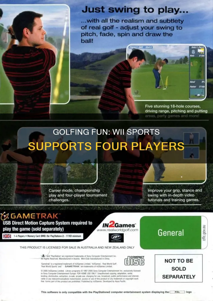 how many players for wii golf