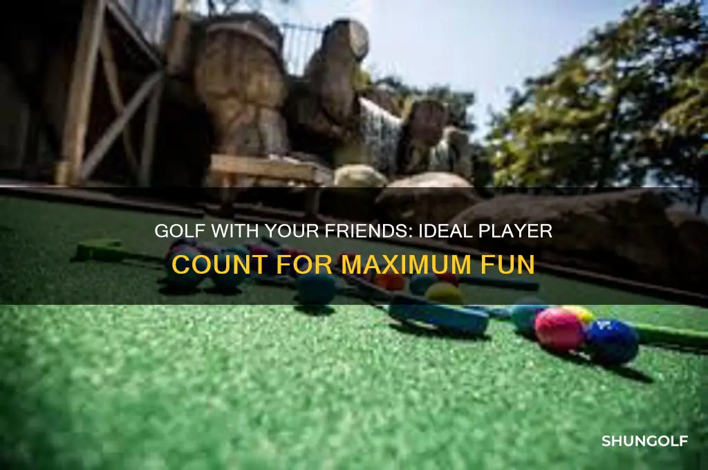 how many players golf with your friends
