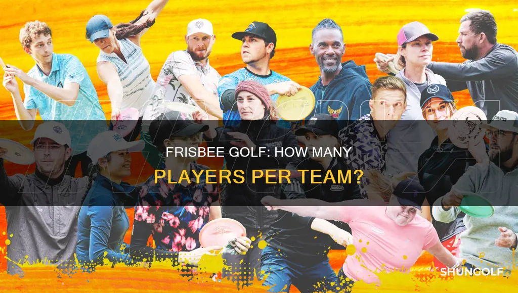 how many players in frisbee golf
