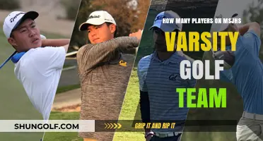 MSJHS Varsity Golf Team Roster Size: Players and Positions