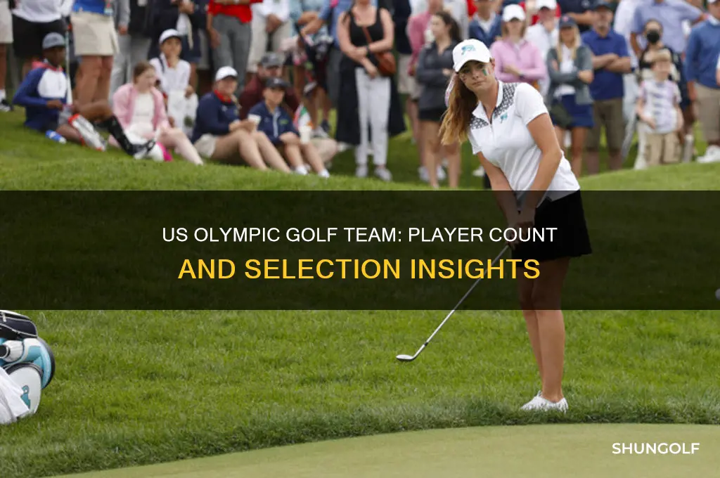 how many players on the us olympic golf team