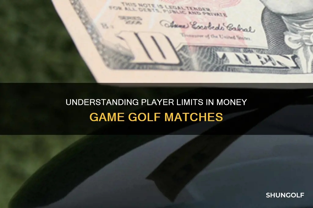 how many players per gsame on money game golf