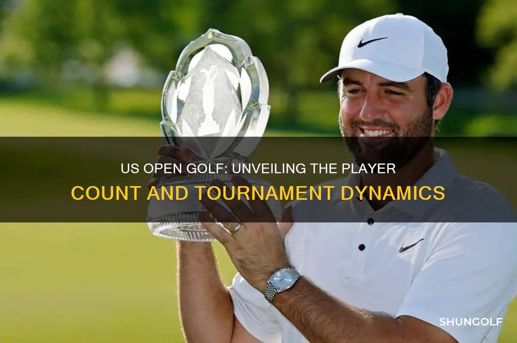 how many players play in the us open golf