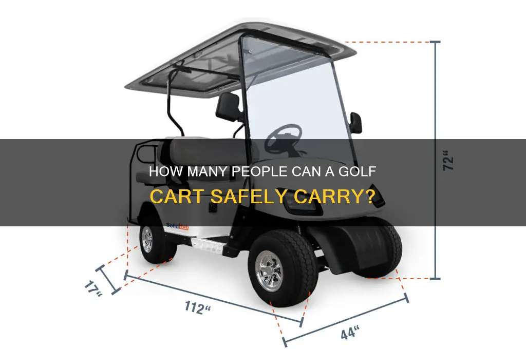 how many poepe golf cart