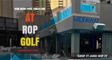 Discover the Number of Pool Tables at ROP Golf Club