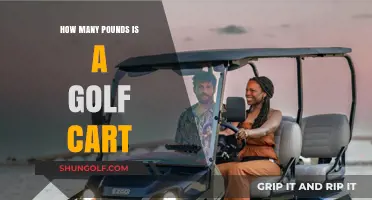 Golf Cart Weight: How Many Pounds Does It Weigh?