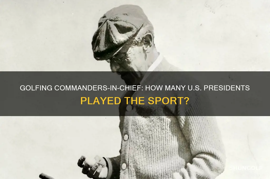 how many presidents have played golf