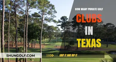 Exploring Texas' Exclusive Greens: A Count of Private Golf Clubs