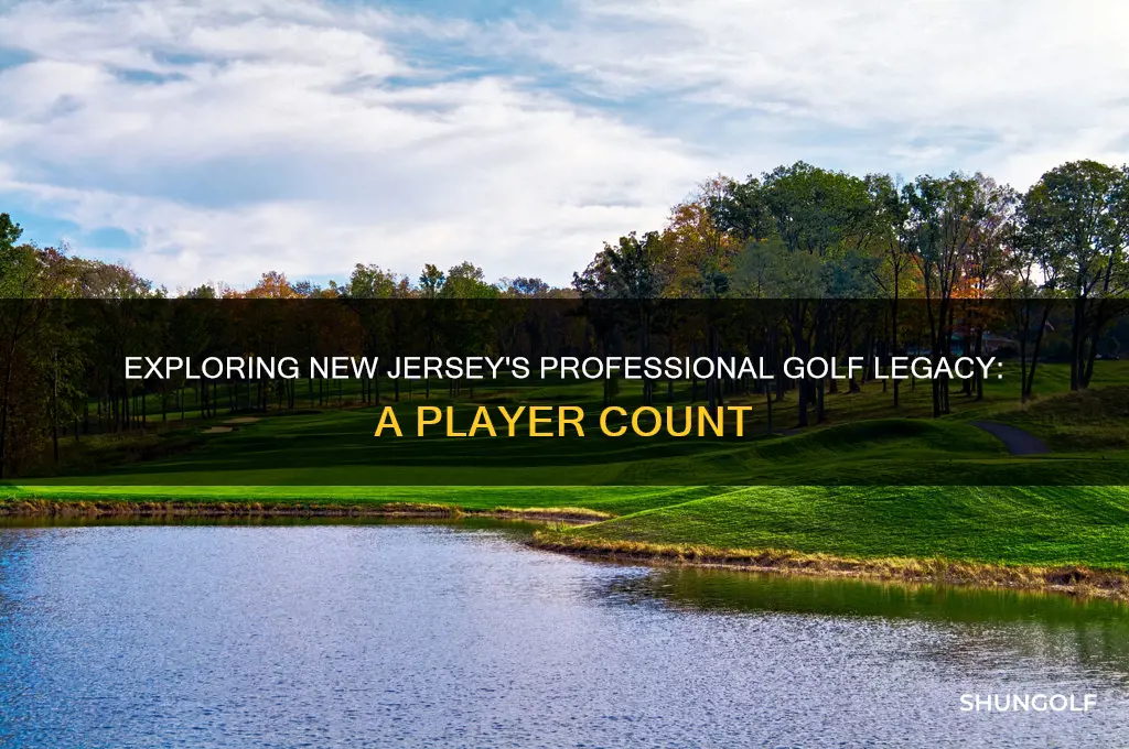 how many professional golf are from new jersey