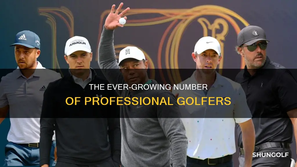 how many professional golfers are there