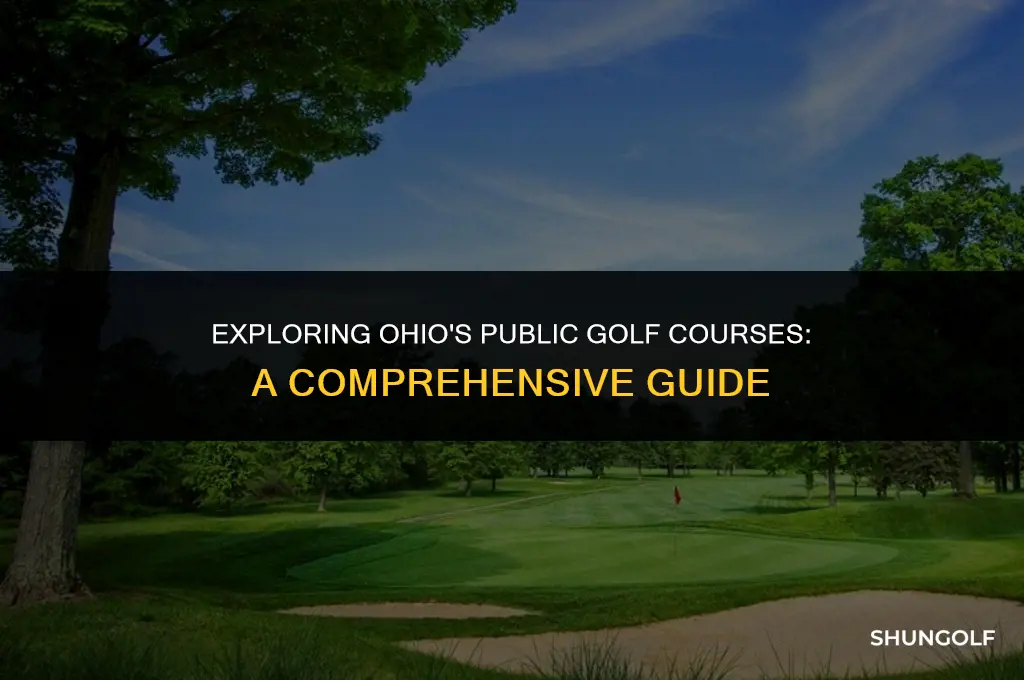 how many public golf courses in the state of ohio