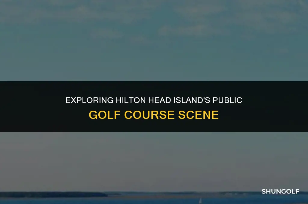 how many public golf courses on hilton head island
