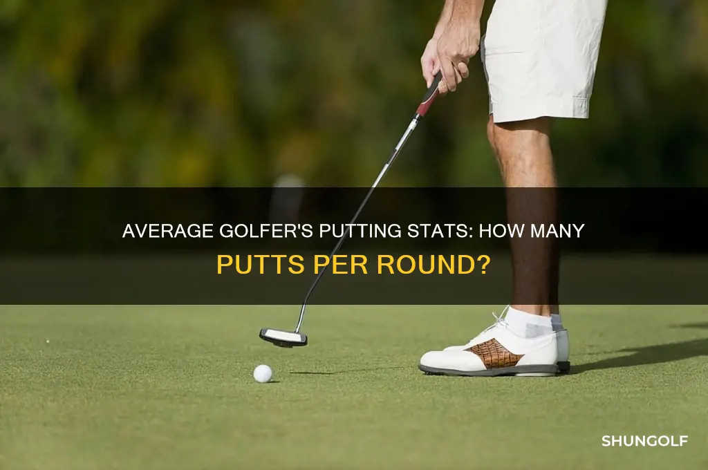 how many putts does the average golfer take