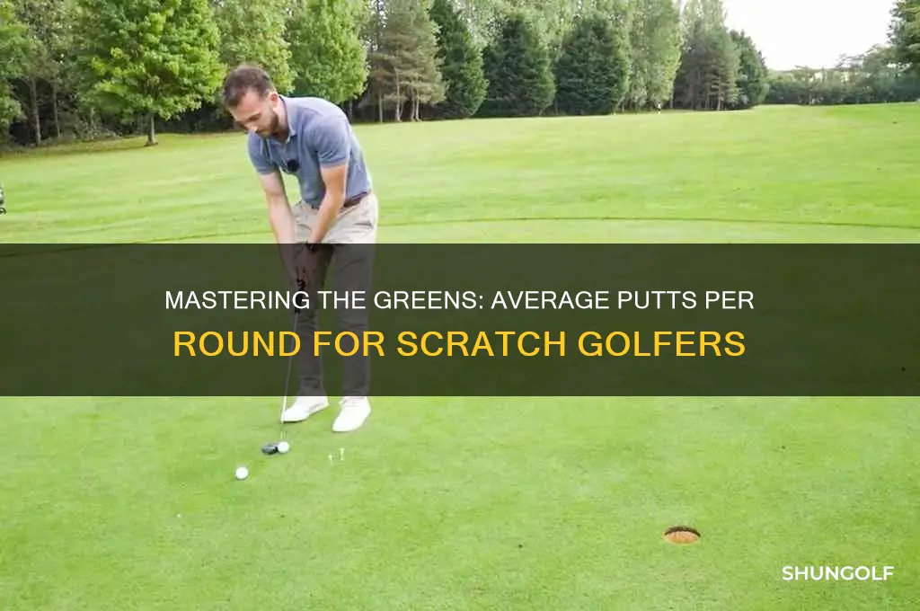 how many putts per round for scratch golfer
