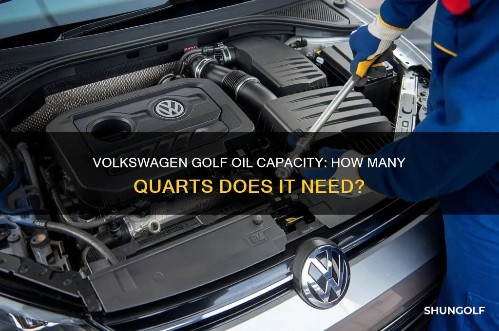 how many quarts of oil for a volkswagen golf