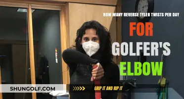 Reverse Tyler Twists Daily Routine for Golfer's Elbow Relief