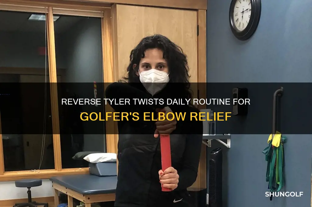how many reverse tyler twists per day for golfer