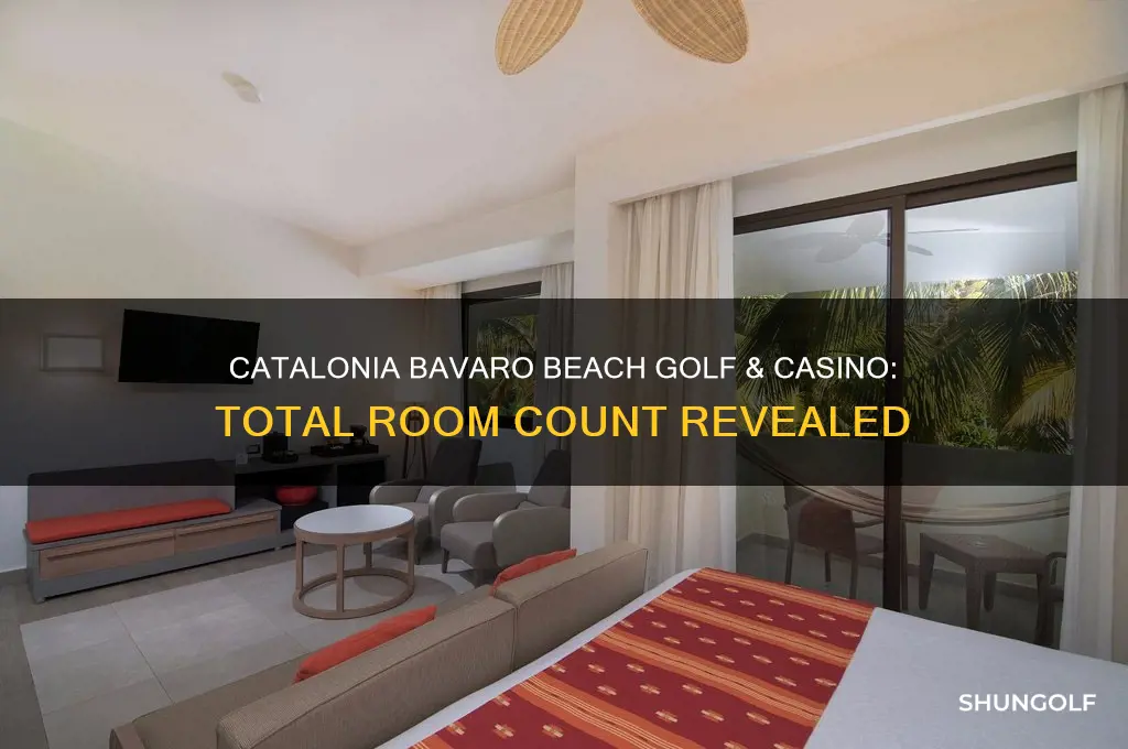how many rooms at catalonia bavaro beach golf and casino