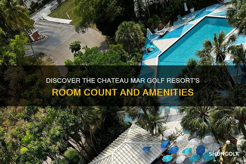 how many rooms does the chateau mar golf resort have