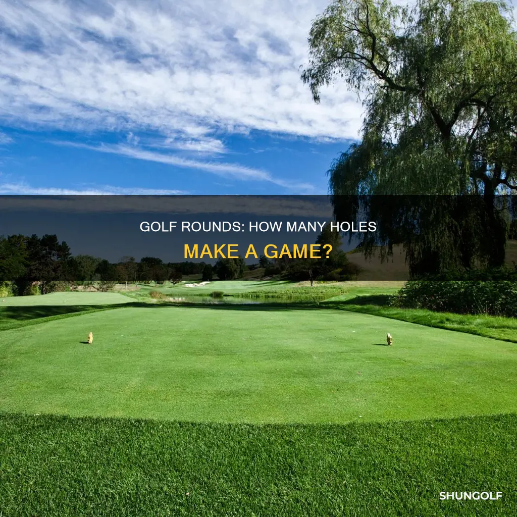 how many round in golf