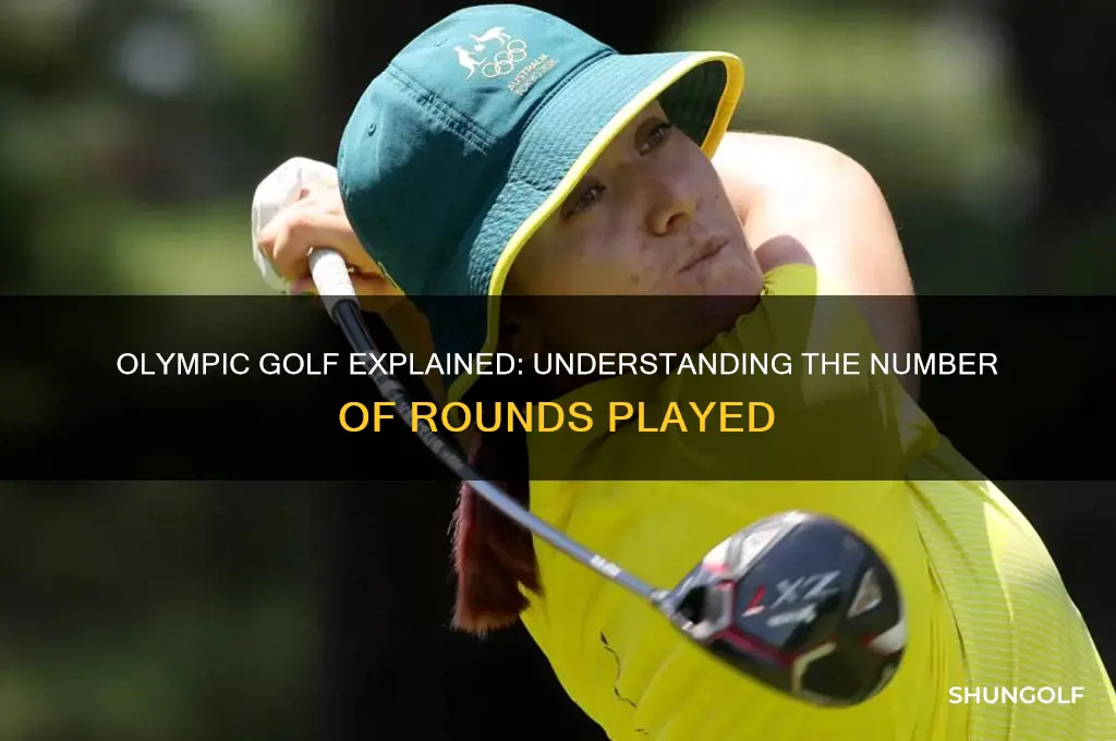 how many rounds are played in olympic golf