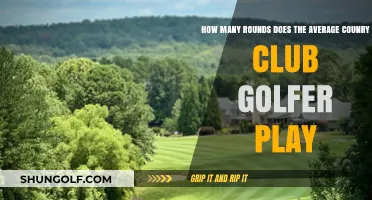 Average Country Club Golfer: Rounds Played Per Year Revealed