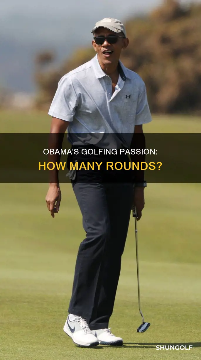 how many rounds golf obama