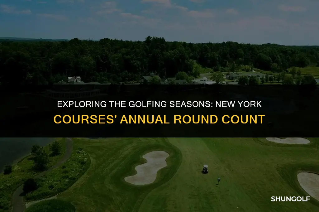 how many rounds in a year new york golf course