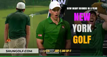 New York Golf: Annual Round Count and Seasonal Insights
