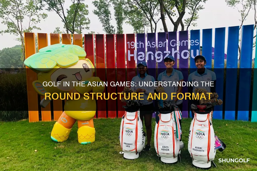 how many rounds in golf asian games