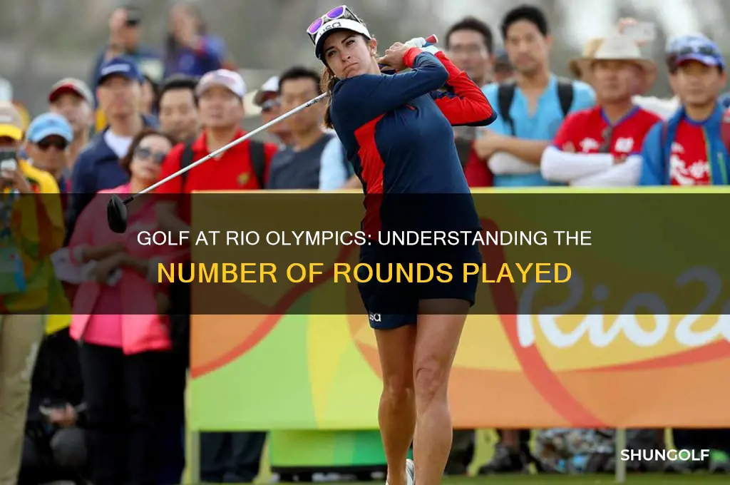 how many rounds in golf at rio