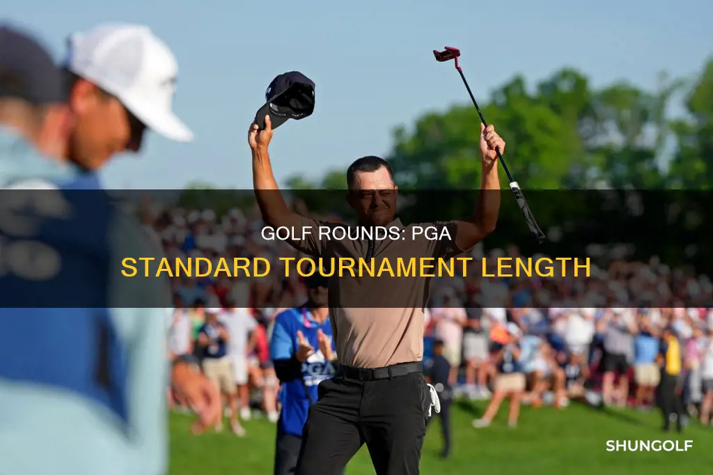 how many rounds in golf pga