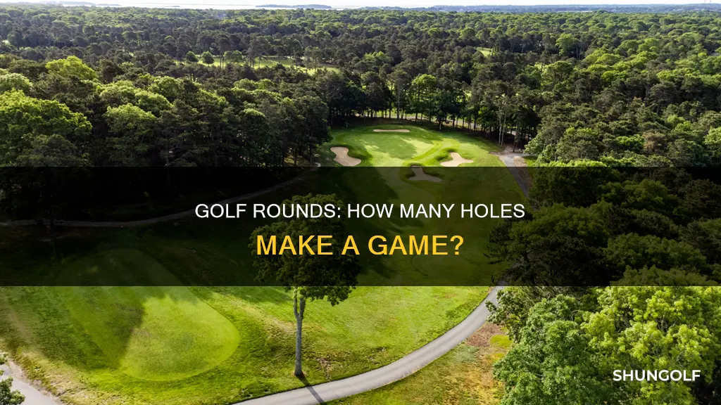how many rounds in golf