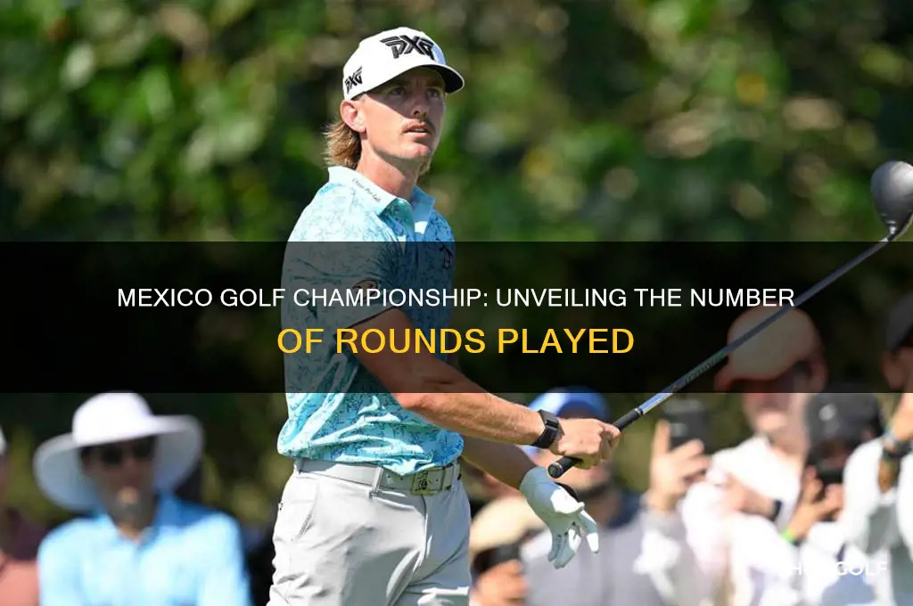 how many rounds in mexico golf championship