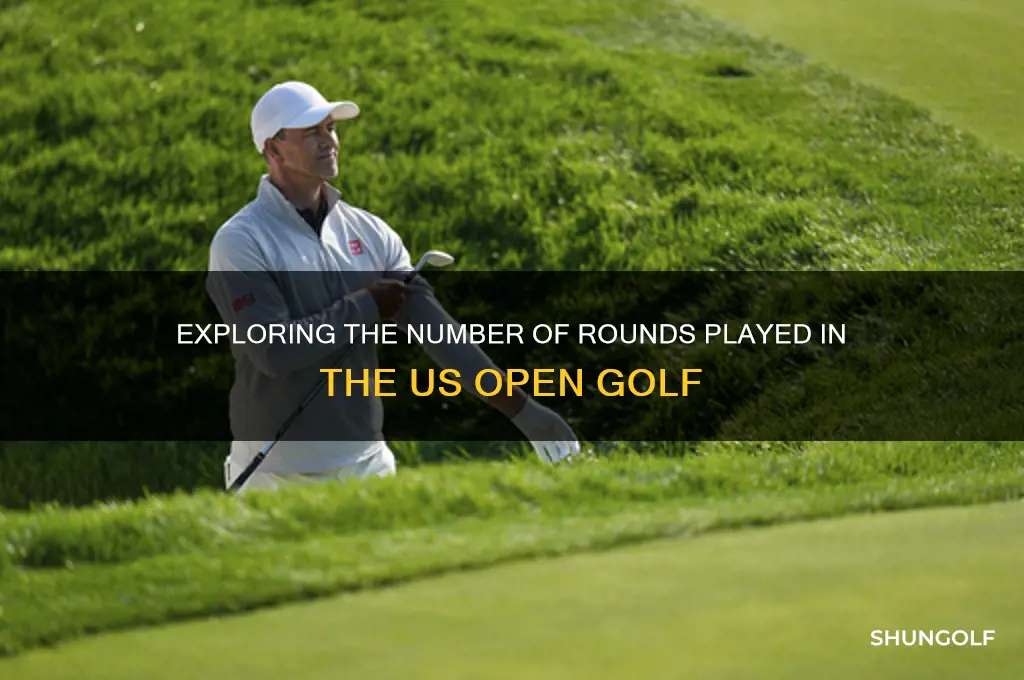how many rounds in the us open golf