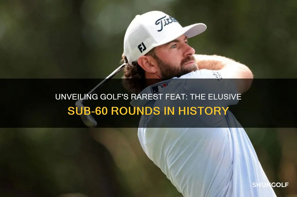 how many rounds of 59 in golf