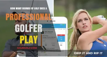 Exploring the Annual Round Count of Professional Golfers