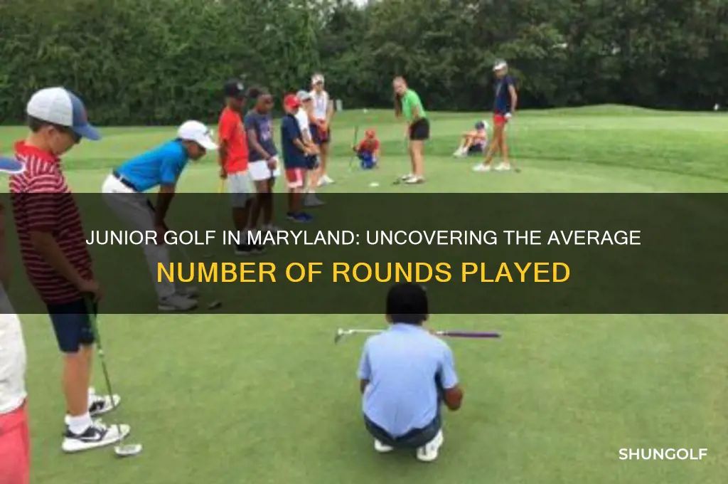 how many rounds of golf does junior play maryland