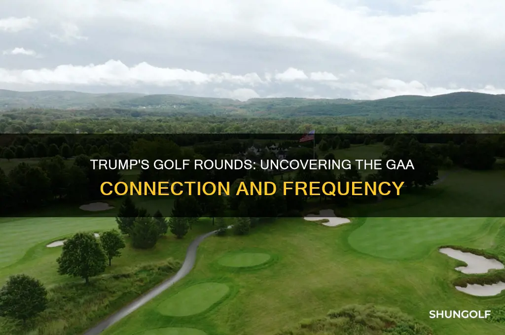 how many rounds of golf gaa trump