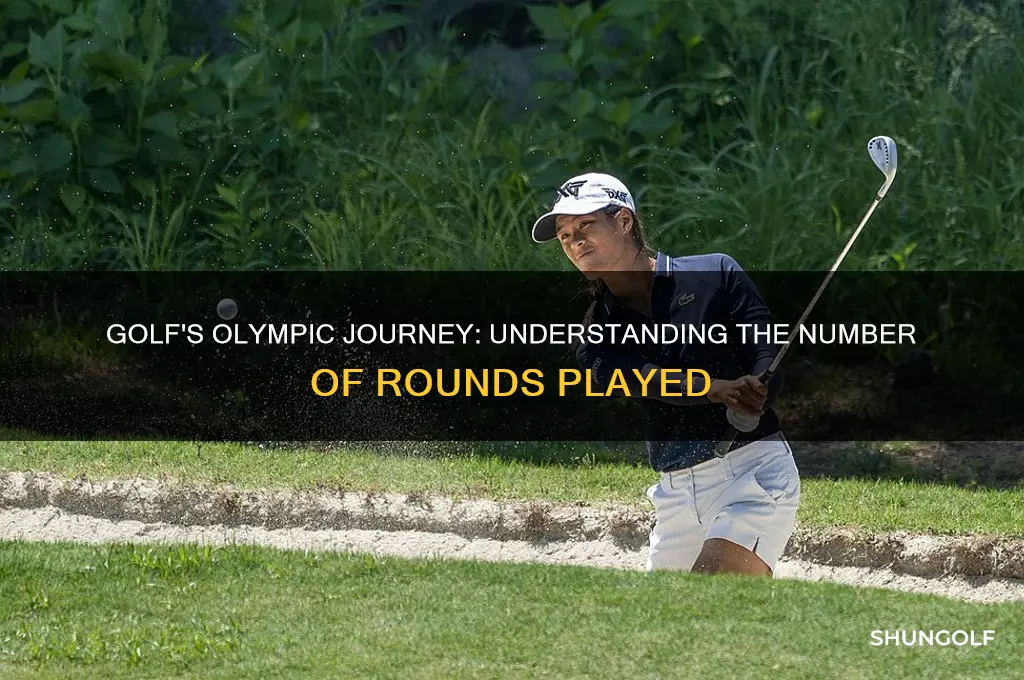 how many rounds of golf in the olympics