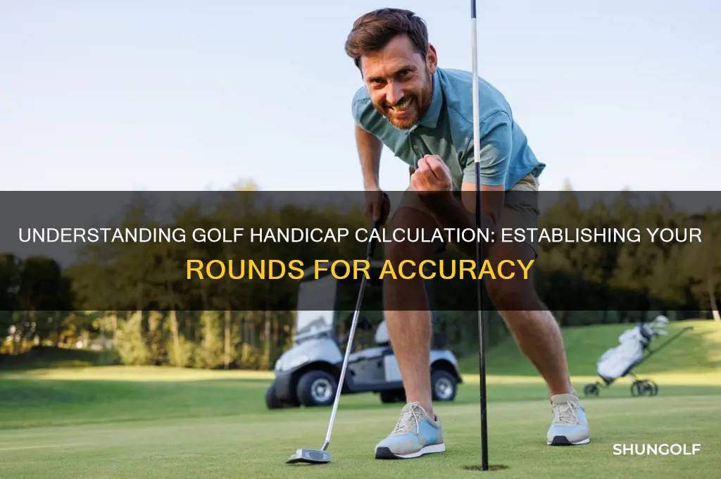 how many rounds to extrablish golf handicap