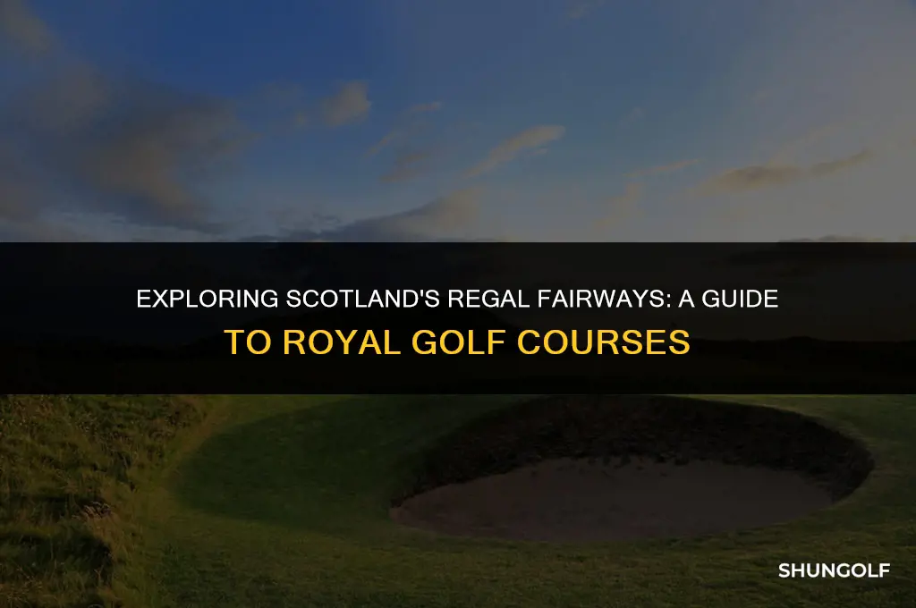 how many royal golf courses in scotland