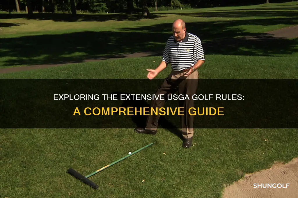 how many rules does the united states golf association have
